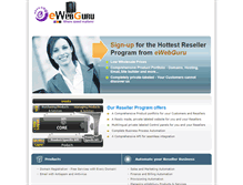 Tablet Screenshot of partner.ewebguru.com
